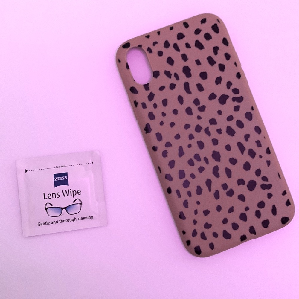 cheetah print iPhone XR case